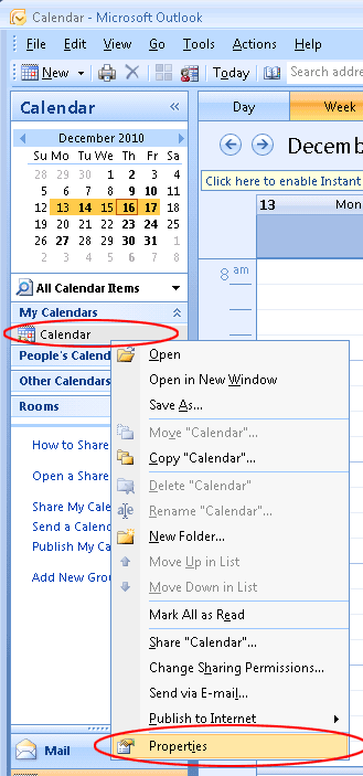 Select Calendar